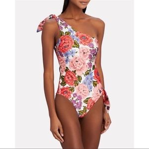Zimmermann cut out floral swimsuit sz AU 2